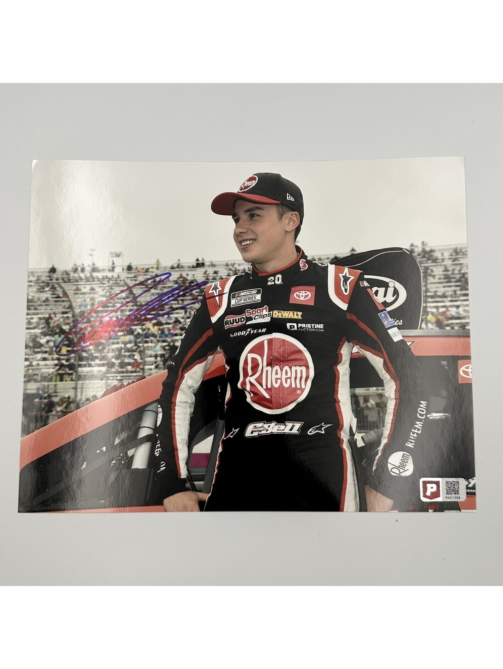 Christopher Bell Hand-Signed NASCAR 8x10 Photo (PA Certified) – Limited Edition